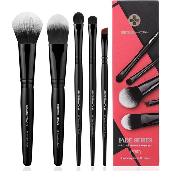 EIGSHOW Everyday Makeup‎ Brushes, 5 Pcs Makeup Brush Set for Foundation Blush - Picture 1 of 16